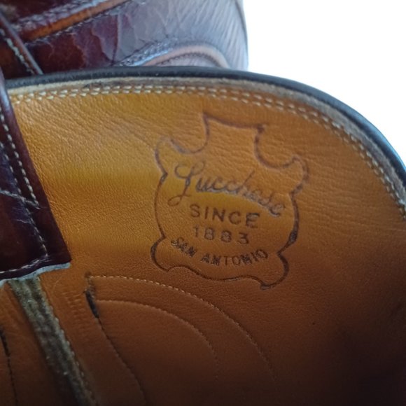 🤠 Vintage Lucchese Goatskin 2083 ZZ Western Boots Size 11 B 🤠 - Picture 13 of 15
